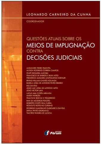 Obra sobre os meios de impugnação contra decisões judiciais será lançada em Recife