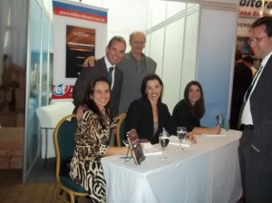 Luis Cláudio Rodrigues Ferreira, Edimur de Faria, Tatiana Camarão, Maria Fernanda Pires e Cristiana Fortini (da esquerda para a direita)